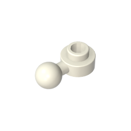 GDS-1500 - Plate, Round 1 x 1 with Towball [Undetermined Hole Type]