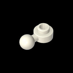 GDS-1500 - Plate, Round 1 x 1 with Towball [Undetermined Hole Type]