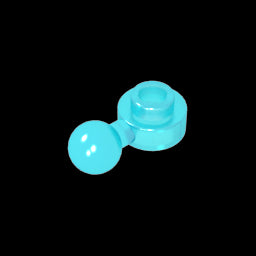 GDS-1500 - Plate, Round 1 x 1 with Towball [Undetermined Hole Type]