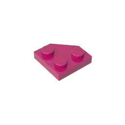 GDS-1503 - Wedge Plate 2 x 2 Cut Corner