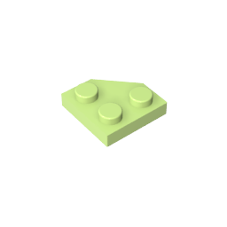 GDS-1503 - Wedge Plate 2 x 2 Cut Corner