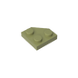 GDS-1503 - Wedge Plate 2 x 2 Cut Corner