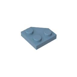GDS-1503 - Wedge Plate 2 x 2 Cut Corner