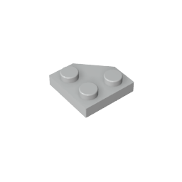 GDS-1503 - Wedge Plate 2 x 2 Cut Corner