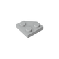 GDS-1503 - Wedge Plate 2 x 2 Cut Corner