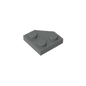 GDS-1503 - Wedge Plate 2 x 2 Cut Corner