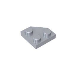 GDS-1503 - Wedge Plate 2 x 2 Cut Corner