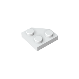 GDS-1503 - Wedge Plate 2 x 2 Cut Corner