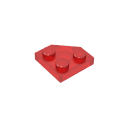 GDS-1503 - Wedge Plate 2 x 2 Cut Corner