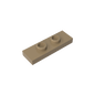 GDS-1504 - Plate Special 1 x 3 with 2 Studs with Groove and Inside Stud Holder (Jumper)