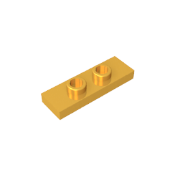 GDS-1504 - Plate Special 1 x 3 with 2 Studs with Groove and Inside Stud Holder (Jumper)