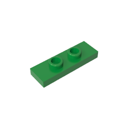 GDS-1504 - Plate Special 1 x 3 with 2 Studs with Groove and Inside Stud Holder (Jumper)