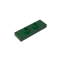 GDS-1504 - Plate Special 1 x 3 with 2 Studs with Groove and Inside Stud Holder (Jumper)