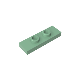 GDS-1504 - Plate Special 1 x 3 with 2 Studs with Groove and Inside Stud Holder (Jumper)