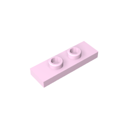 GDS-1504 - Plate Special 1 x 3 with 2 Studs with Groove and Inside Stud Holder (Jumper)