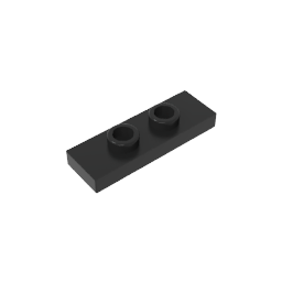 GDS-1504 - Plate Special 1 x 3 with 2 Studs with Groove and Inside Stud Holder (Jumper)
