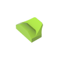 GDS-1507 - Wedge Curved 1 x 2 x 2/3 No Studs, Wing End