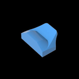 GDS-1507 - Wedge Curved 1 x 2 x 2/3 No Studs, Wing End