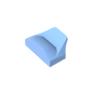 GDS-1507 - Wedge Curved 1 x 2 x 2/3 No Studs, Wing End