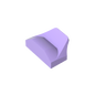GDS-1507 - Wedge Curved 1 x 2 x 2/3 No Studs, Wing End