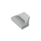GDS-1507 - Wedge Curved 1 x 2 x 2/3 No Studs, Wing End