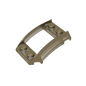 GDS-1508 - Wheel Arch, Wedge 4 x 3 Open with Cutout and Four Studs