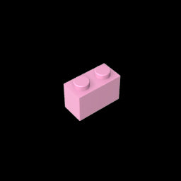 GDS-1545 - Brick 1 x 2 without Bottom Tube
