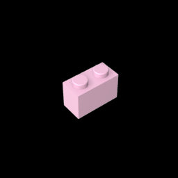 GDS-1545 - Brick 1 x 2 without Bottom Tube