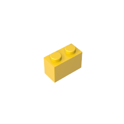 GDS-1545 - Brick 1 x 2 without Bottom Tube