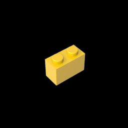 GDS-1545 - Brick 1 x 2 without Bottom Tube