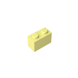 GDS-1545 - Brick 1 x 2 without Bottom Tube