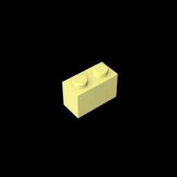 GDS-1545 - Brick 1 x 2 without Bottom Tube