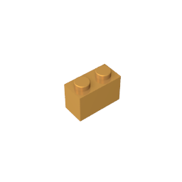 GDS-1545 - Brick 1 x 2 without Bottom Tube