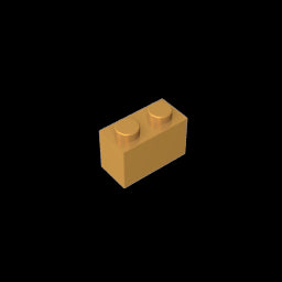 GDS-1545 - Brick 1 x 2 without Bottom Tube