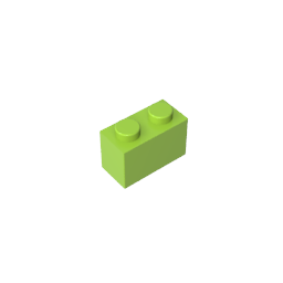 GDS-1545 - Brick 1 x 2 without Bottom Tube