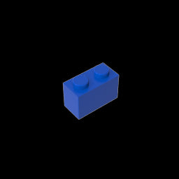 GDS-1545 - Brick 1 x 2 without Bottom Tube