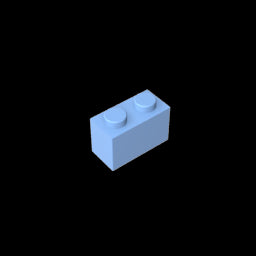 GDS-1545 - Brick 1 x 2 without Bottom Tube