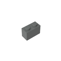 GDS-1545 - Brick 1 x 2 without Bottom Tube