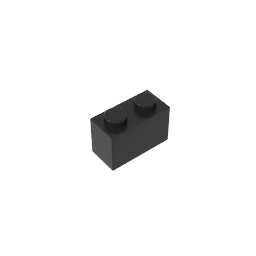 GDS-1545 - Brick 1 x 2 without Bottom Tube