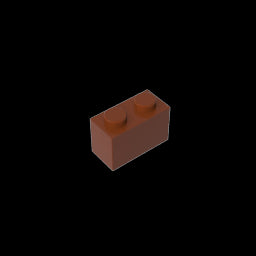 GDS-1545 - Brick 1 x 2 without Bottom Tube