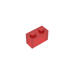 GDS-1545 - Brick 1 x 2 without Bottom Tube