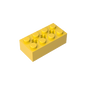 GDS-1565 - Brick Special 2 x 4 with 3 Axle Holes