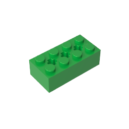 GDS-1565 - Brick Special 2 x 4 with 3 Axle Holes