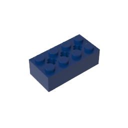GDS-1565 - Brick Special 2 x 4 with 3 Axle Holes