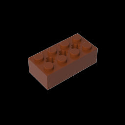 GDS-1565 - Brick Special 2 x 4 with 3 Axle Holes
