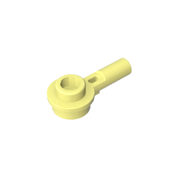 GDS-1570 - Plate Round 1 x 1 with Hollow Stud and Horizontal Bar 1L