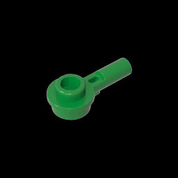 GDS-1570 - Plate Round 1 x 1 with Hollow Stud and Horizontal Bar 1L