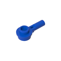 GDS-1570 - Plate Round 1 x 1 with Hollow Stud and Horizontal Bar 1L