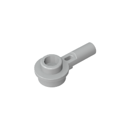 GDS-1570 - Plate Round 1 x 1 with Hollow Stud and Horizontal Bar 1L