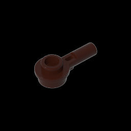GDS-1570 - Plate Round 1 x 1 with Hollow Stud and Horizontal Bar 1L